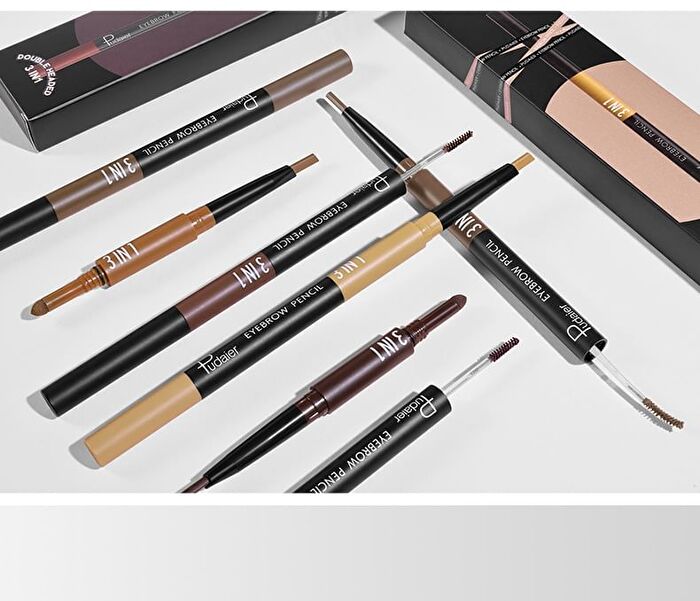 3 In 1 Eyebrow Pencil / Powder / Cream - 6 Colors - #03 - 3g