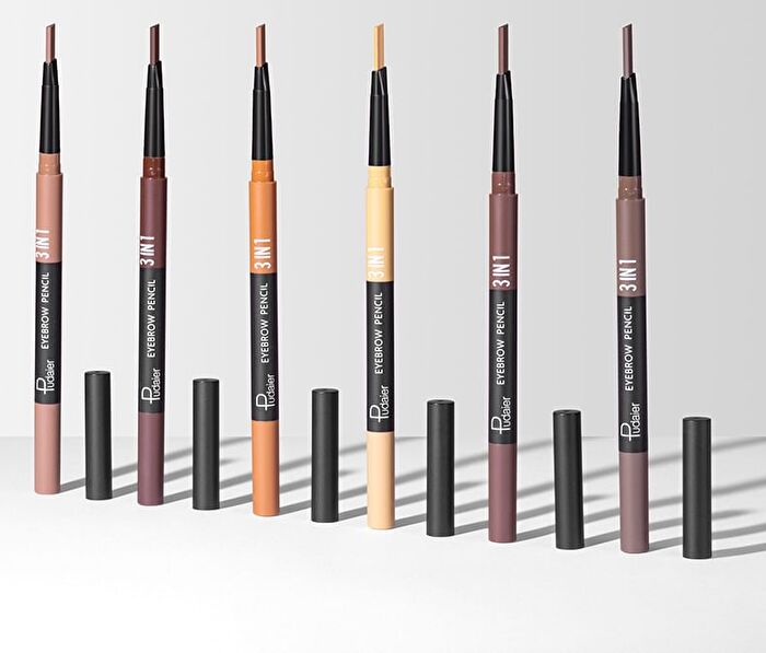 3 In 1 Eyebrow Pencil / Powder / Cream - 6 Colors - #03 - 3g