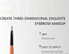 3 In 1 Eyebrow Pencil / Powder / Cream - 6 Colors - #03 - 3g