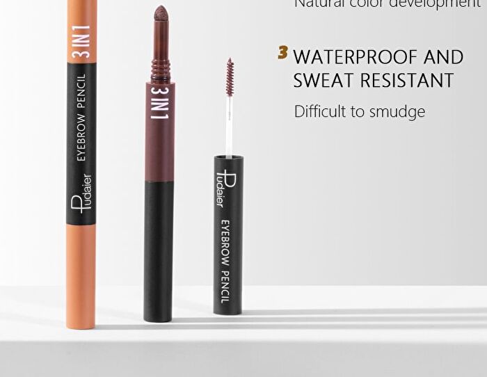 3 In 1 Eyebrow Pencil / Powder / Cream - 6 Colors - #03 - 3g