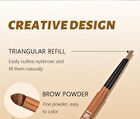 3 In 1 Eyebrow Pencil / Powder / Cream - 6 Colors - #03 - 3g