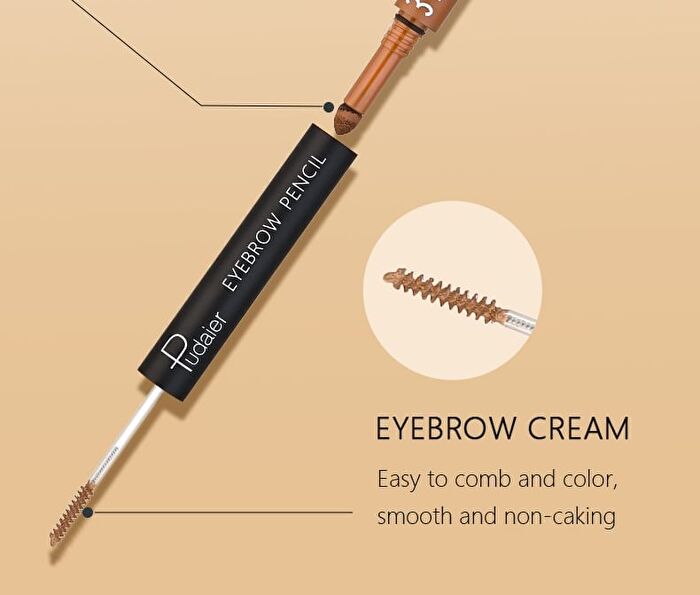 3 In 1 Eyebrow Pencil / Powder / Cream - 6 Colors - #03 - 3g