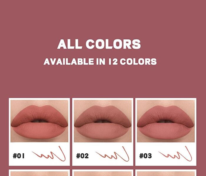 Matte Lippie Pencil - 12 Colors - #01 - 2g