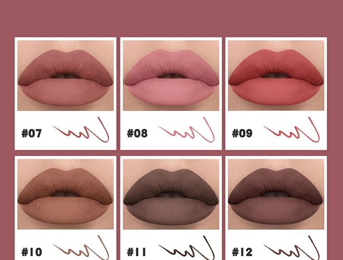 Matte Lippie Pencil - 12 Colors - #01 - 2g