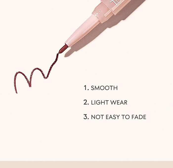 Dual Head Lip Liner & Lipstick - 16 Colors - #09 - 3.5g