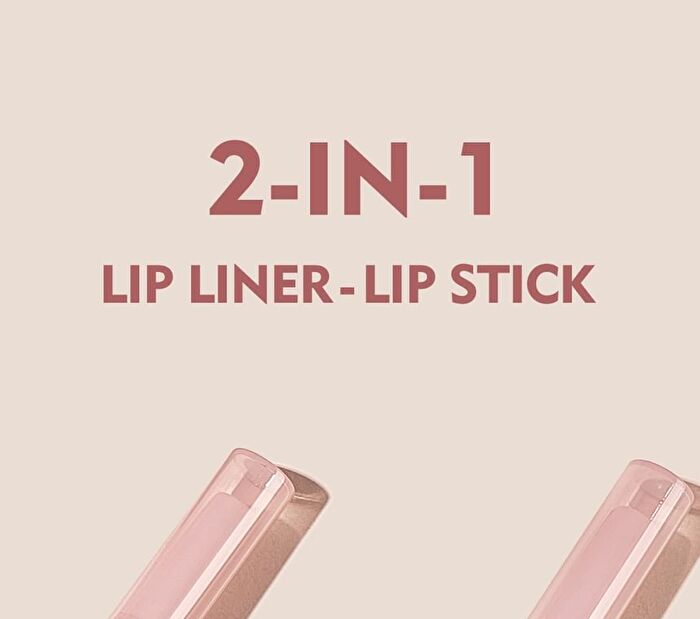 Dual Head Lip Liner & Lipstick - 16 Colors - #09 - 3.5g