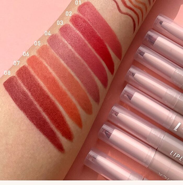 Dual Head Lip Liner & Lipstick - 16 Colors - #09 - 3.5g