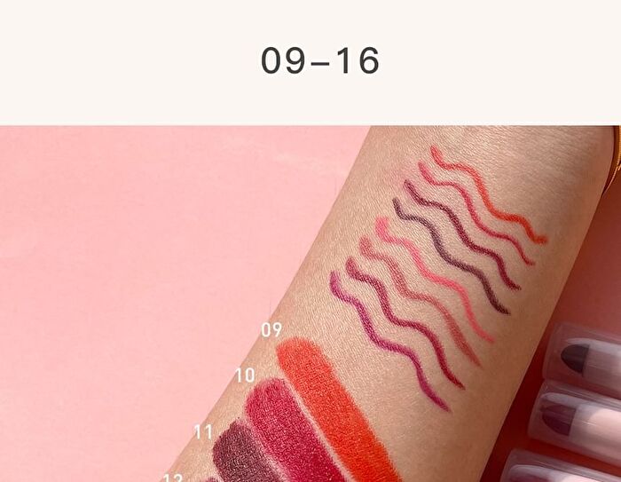 Dual Head Lip Liner & Lipstick - 16 Colors - #09 - 3.5g