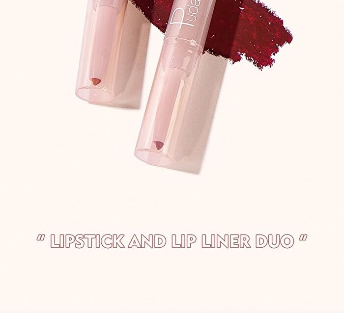 Dual Head Lip Liner & Lipstick - 16 Colors - #09 - 3.5g