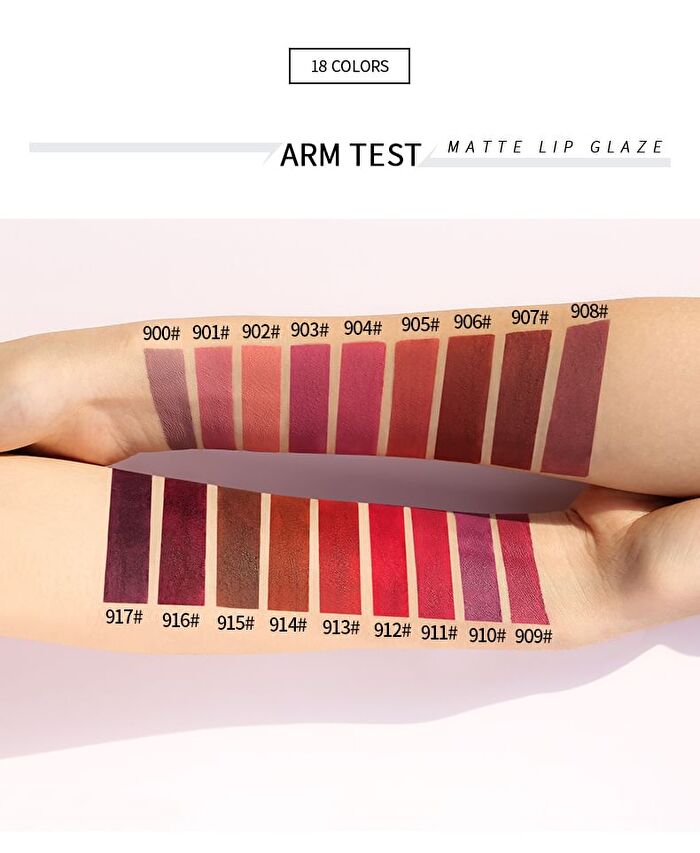 Mini Capsule Matte Liquid Lipstick - 18 Colors - 909# - 4.5ml
