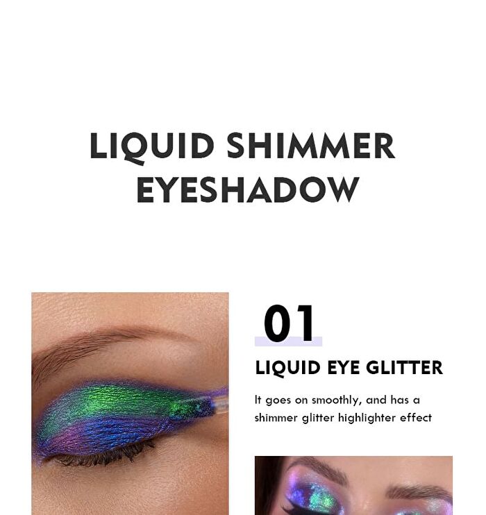 Multi-Chrome Liquid Shimmer Eyeshadow - 19 Colors - #06 - 1.5g