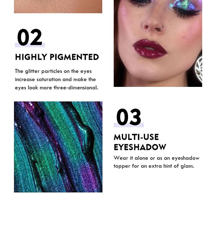 Multi-Chrome Liquid Shimmer Eyeshadow - 19 Colors - #06 - 1.5g