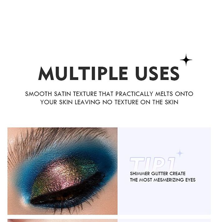 Multi-Chrome Liquid Shimmer Eyeshadow - 19 Colors - #06 - 1.5g