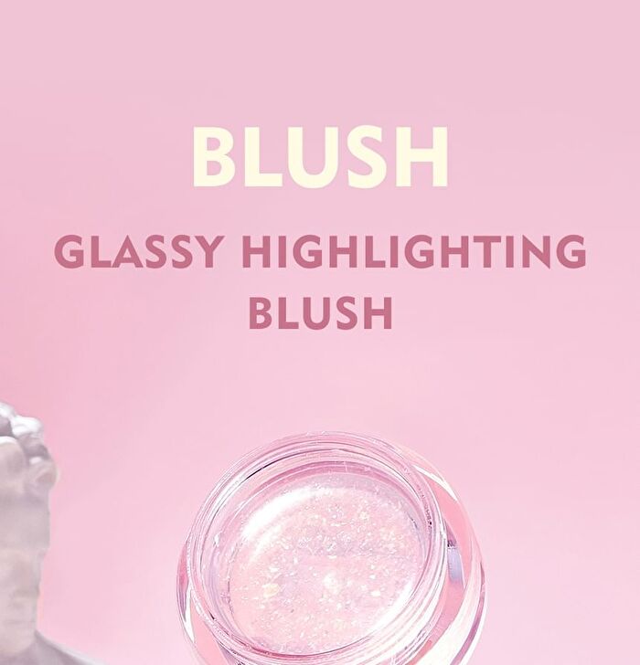 Temperature Change Glassy Highlighting Blush - 02# Glitter - 10g