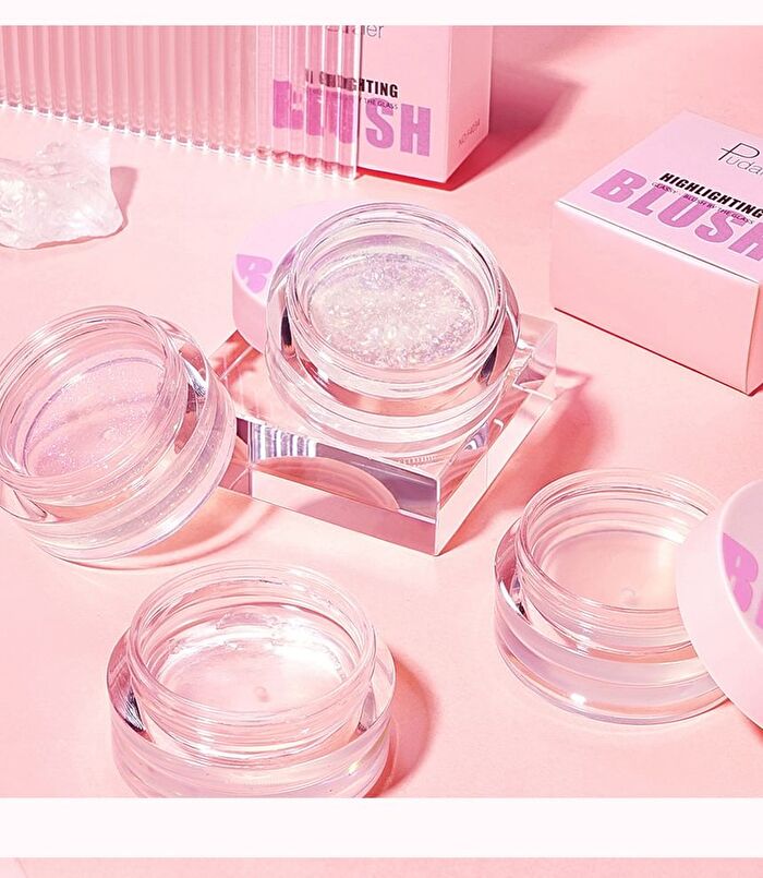 Temperature Change Glassy Highlighting Blush - 02# Glitter - 10g