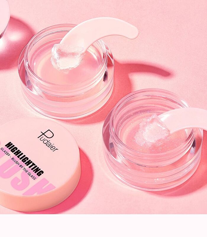 Temperature Change Glassy Highlighting Blush - 02# Glitter - 10g