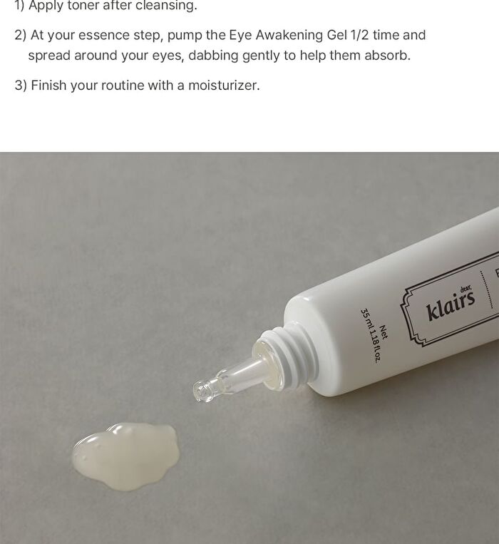 Dear, Klairs Fundamental Eye Awakening Gel - 2024 Version - 35ml