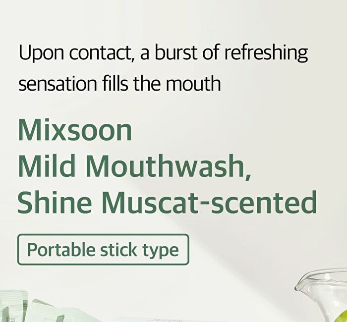 Shine Muscat Mouth Wash - 11ml x 10 sticks
