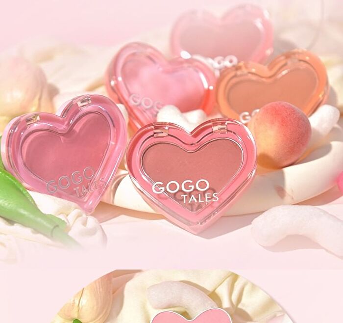 Heart Love Blusher - 2 Colors (4-5) - #G04 Cream Chestnuts - 3.2g