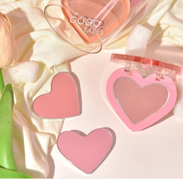 Heart Love Blusher - 2 Colors (4-5) - #G04 Cream Chestnuts - 3.2g