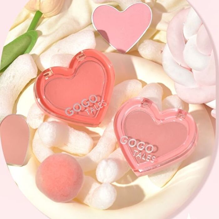 Heart Love Blusher - 2 Colors (4-5) - #G04 Cream Chestnuts - 3.2g
