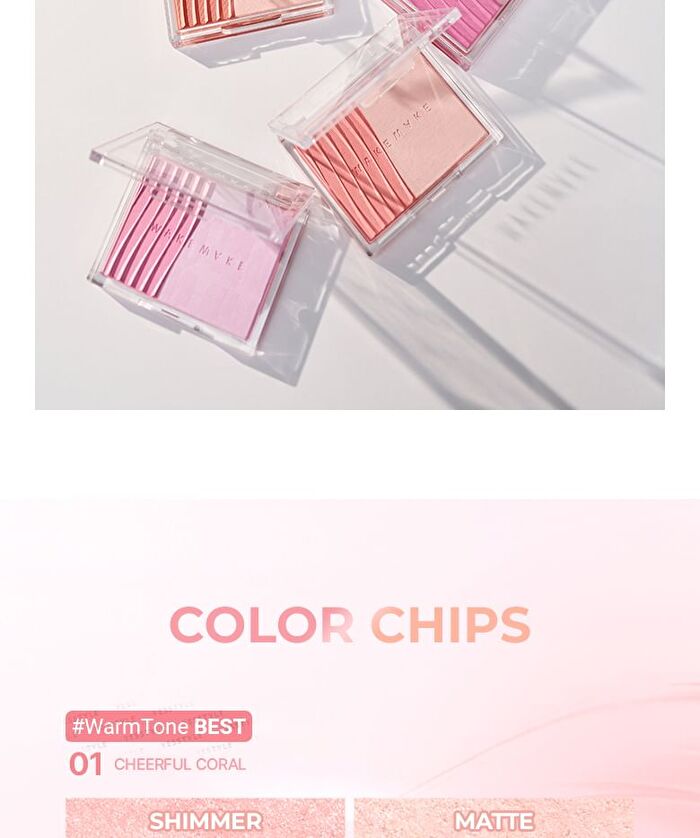 Wakemake Sheer Layering Dual Blusher - 7 Colors - #02 Fairy