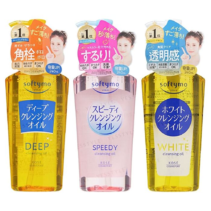 Softymo Cleansing Oil - White - 210ml Refill