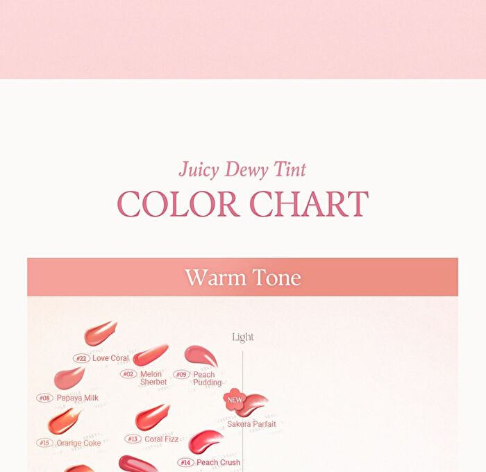 Juicy Dewy Tint Romantic Blossom Collection - 2 Colors - Berry Mochi