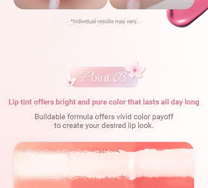 dasique Juicy Dewy Tint Romantic Blossom Collection - 2 Colors - Sakura Parfait