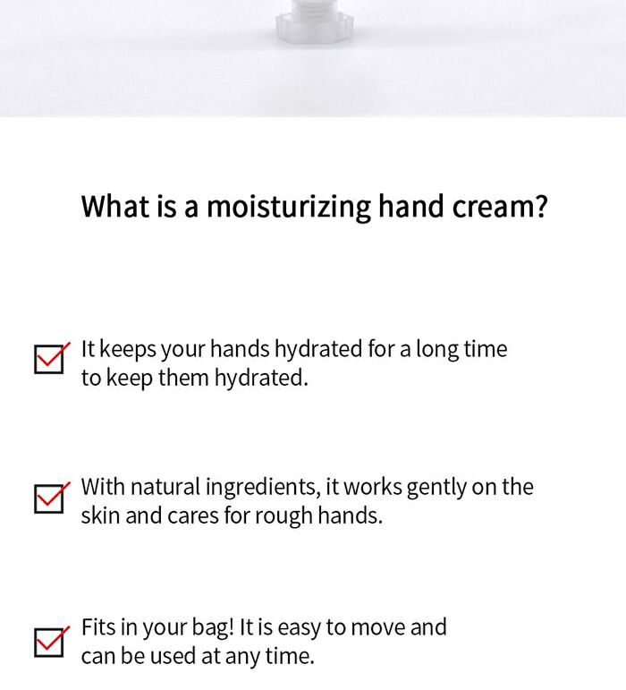 Moisturizing Hand Cream - 4 Types - Aqua