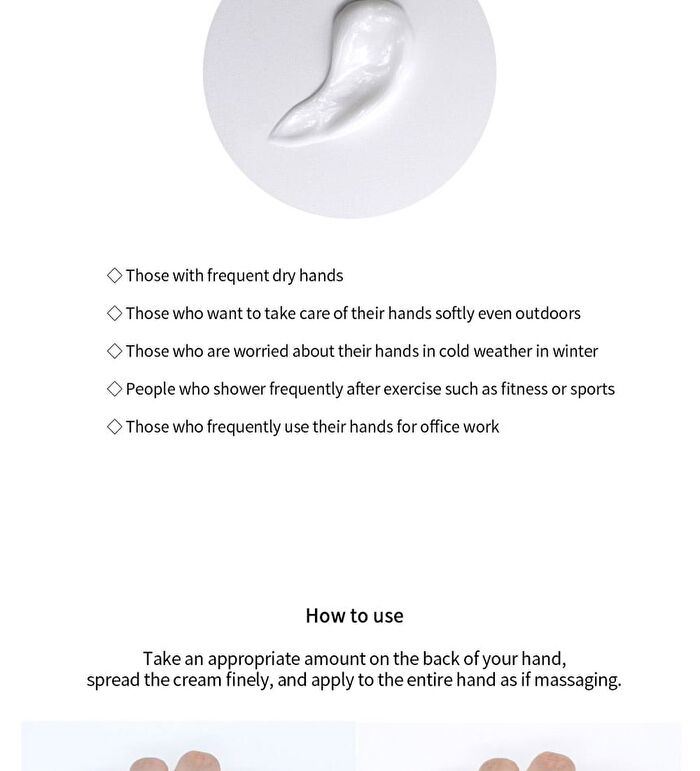 Moisturizing Hand Cream - 4 Types - Aqua