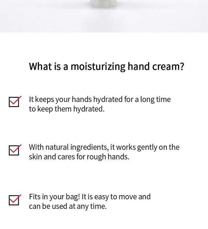Moisturizing Hand Cream - 4 Types - Aqua