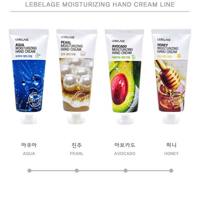 Moisturizing Hand Cream - 4 Types - Aqua