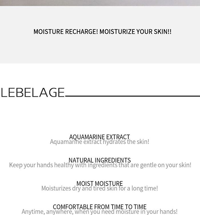 Moisturizing Hand Cream - 4 Types - Aqua