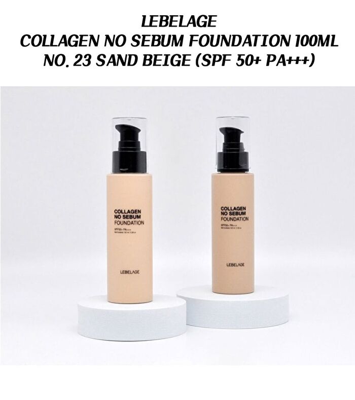 Collagen No Sebum Foundation - 2 Colors - #13 Light Beige
