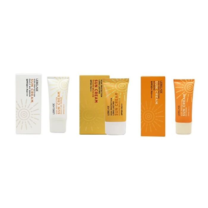 High Protection Sun Cream - 3 Types - Daily No Sebum