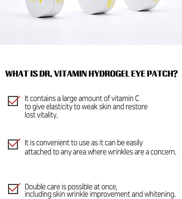 Hydrogel Eye Patch - 3 Types - Dr. Vitamin