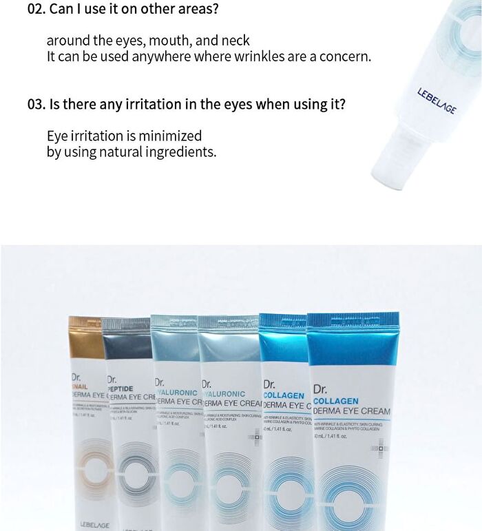 Dr. Derma Eye Cream - 4 Types - Snail