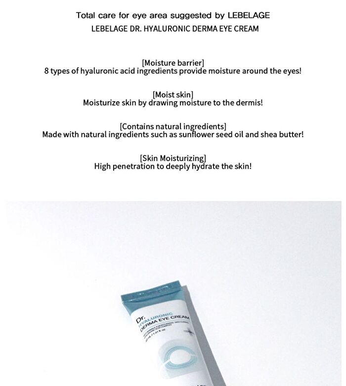 Dr.  Derma Eye Cream - Hyaluronic