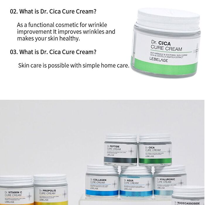 Dr. Cure Cream - 10 Types - Vitamin C