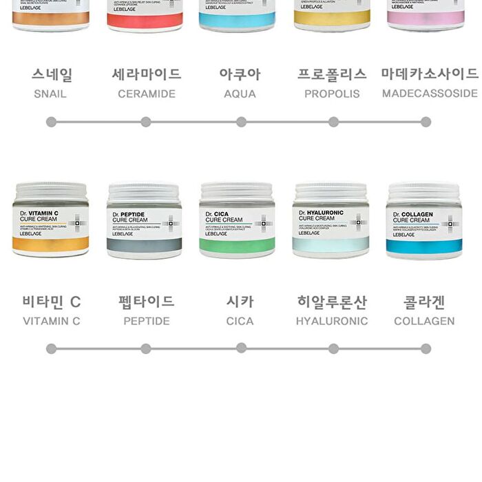Dr. Cure Cream - 10 Types - Peptide