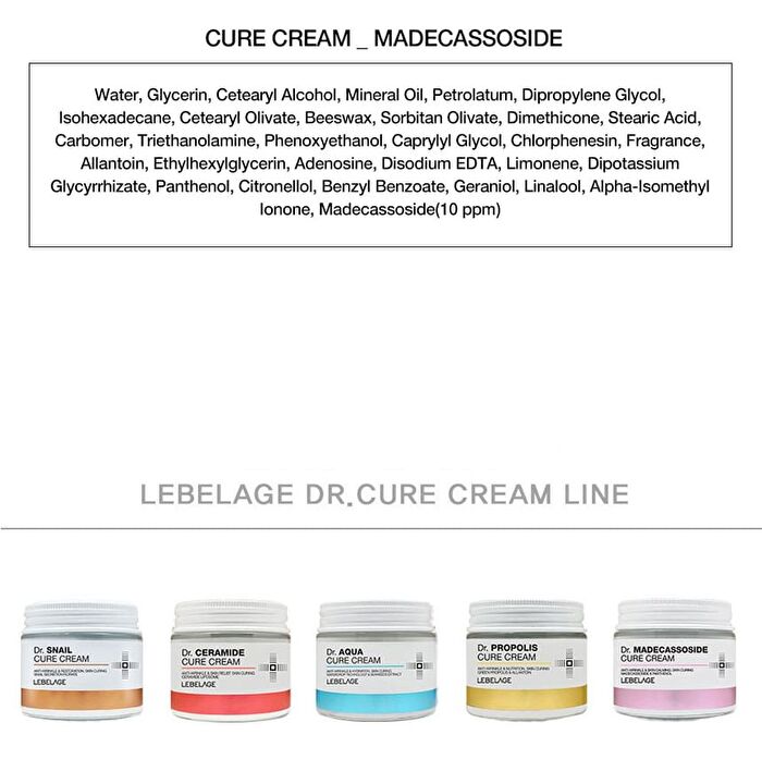 Dr. Cure Cream - 10 Types - Peptide
