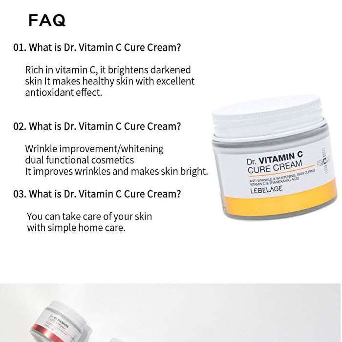 Dr. Cure Cream - 10 Types - Peptide
