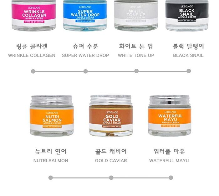 Ampoule Cream - 7 Types - White Tone Up