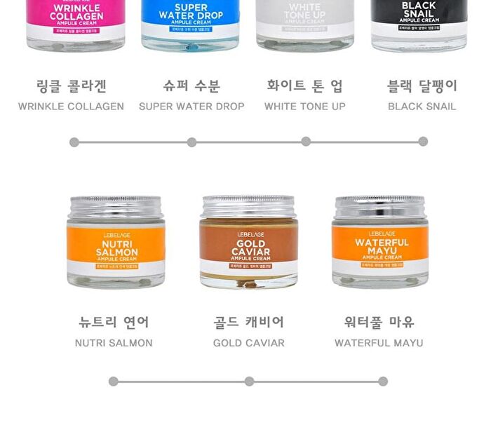 Ampoule Cream - 7 Types - White Tone Up