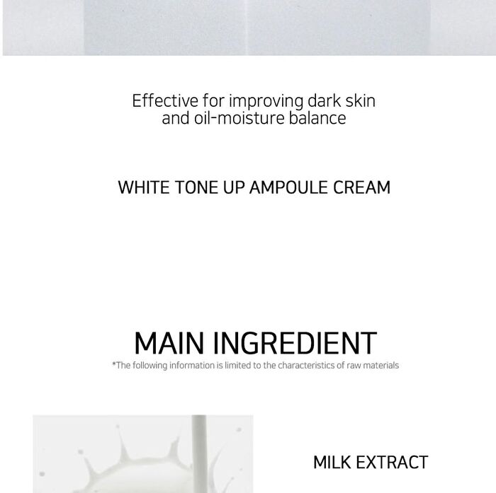 Ampoule Cream - 7 Types - White Tone Up