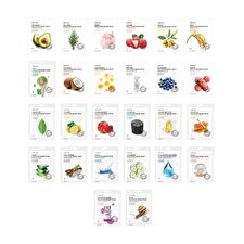 Lebelage Solution Mask Pack - 15 Types - Charcoal