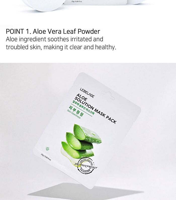 Solution Mask Pack - 15 Types - Madecassoside
