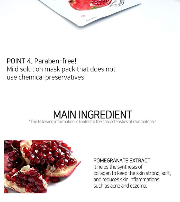Solution Mask Pack - 15 Types - Pomegranate