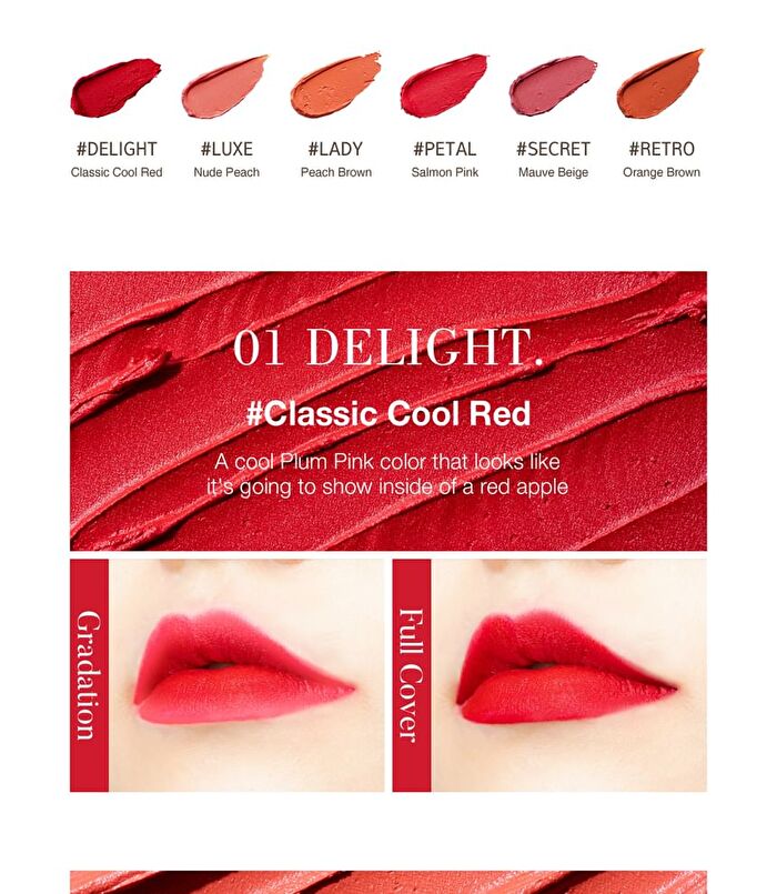 Deep Velvet Tint - 6 Colors - #02 Luxe
